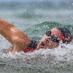 nageur de triathlon